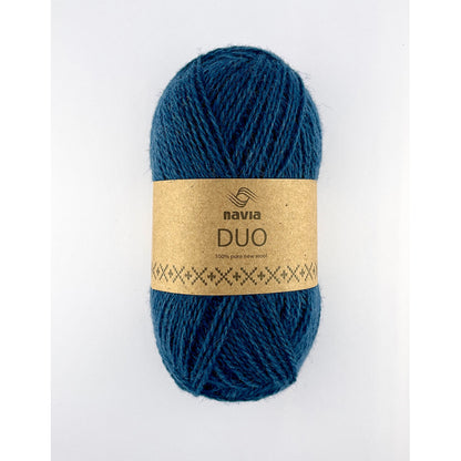 Navia Duo – 100 % ull færøysk ull, shetlands ull og australsk lamull – 50 g/≈180 m