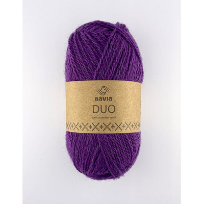 Navia Duo – 100 % ull færøysk ull, shetlands ull og australsk lamull – 50 g/≈180 m