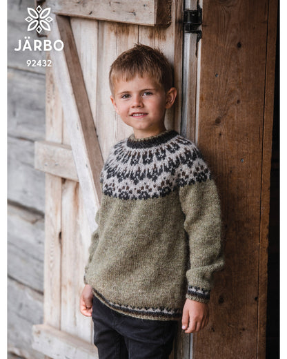 Slóðir barnegenser | Gratis PDF mønster