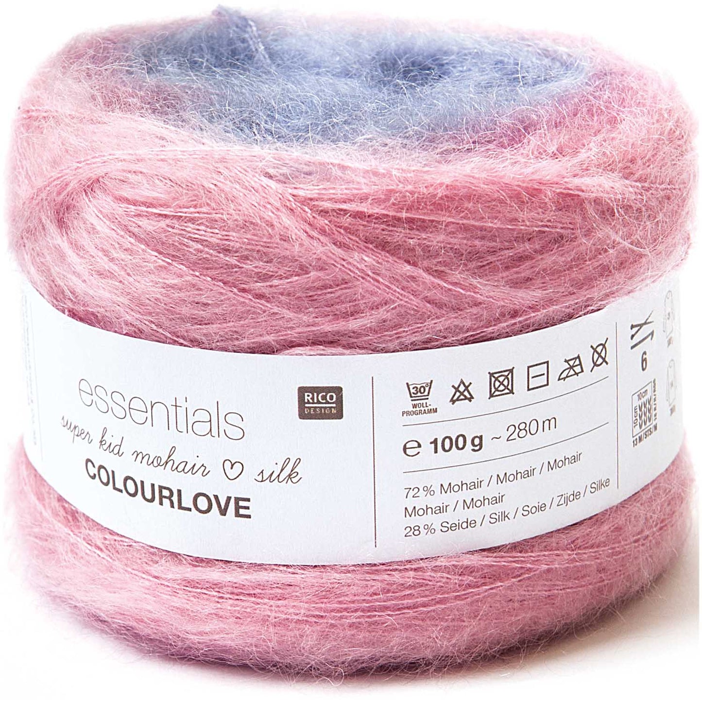 Rico Design Essentials Super Kid Mohair Loves Silk Colourlove | Rico Design