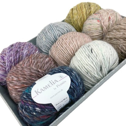 Kamelia by Permin – 67 % ull, 20 % alpakka, 5 % silke, 6 % akryl, 2 % viskose – 50 g ≈ 90 m
