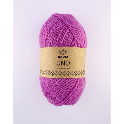 Navia Uno – Færøysk ull / Shetlandsull / Australsk lamull – 50 g ≈ 350 m
