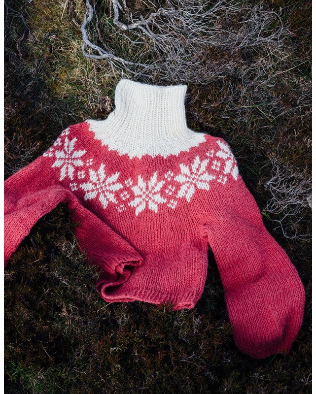 Sweater med stjerner | Navia | Strikkepakke