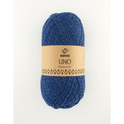 Navia Uno – Færøysk ull / Shetlandsull / Australsk lamull – 50 g ≈ 350 m