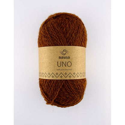 Navia Uno – Færøysk ull / Shetlandsull / Australsk lamull – 50 g ≈ 350 m